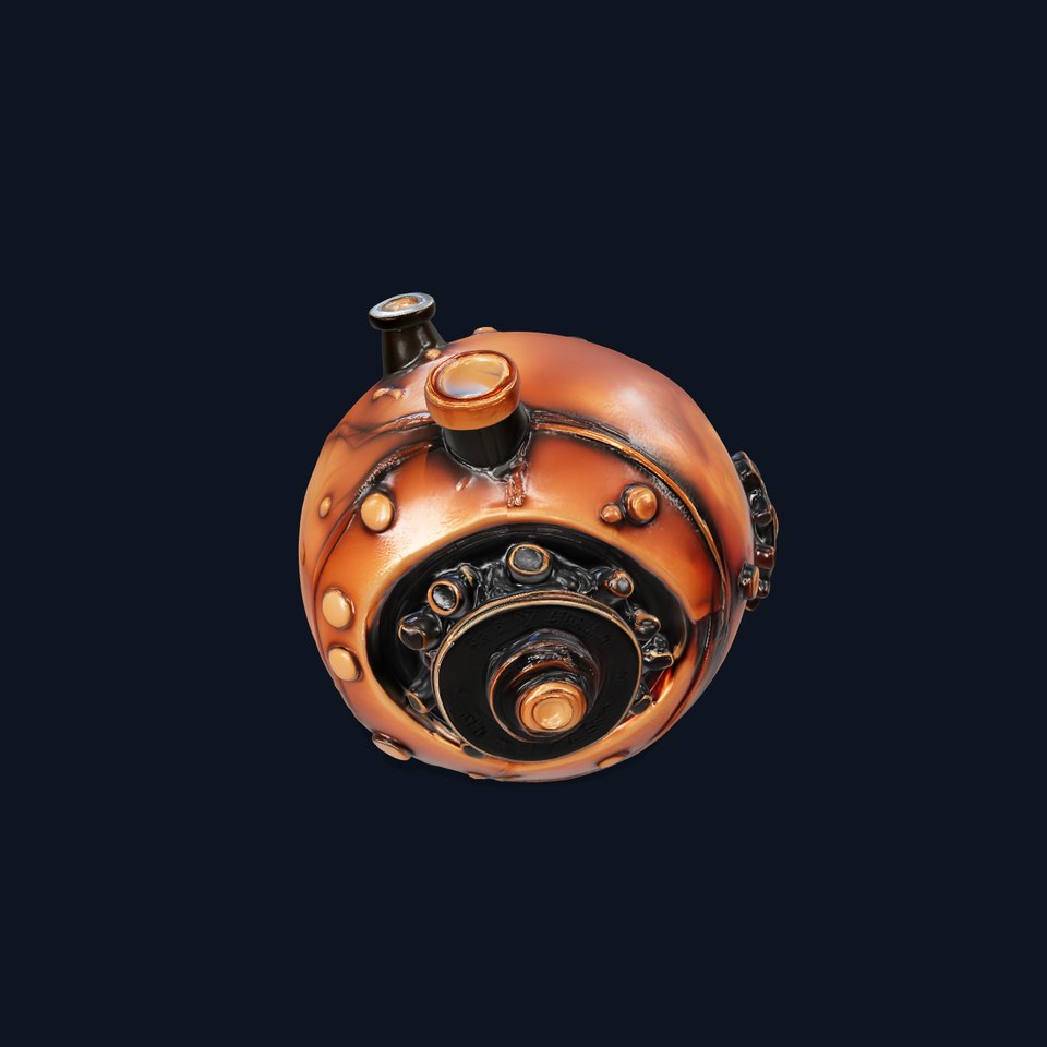 Steampunk Gear Orb Model Pack
