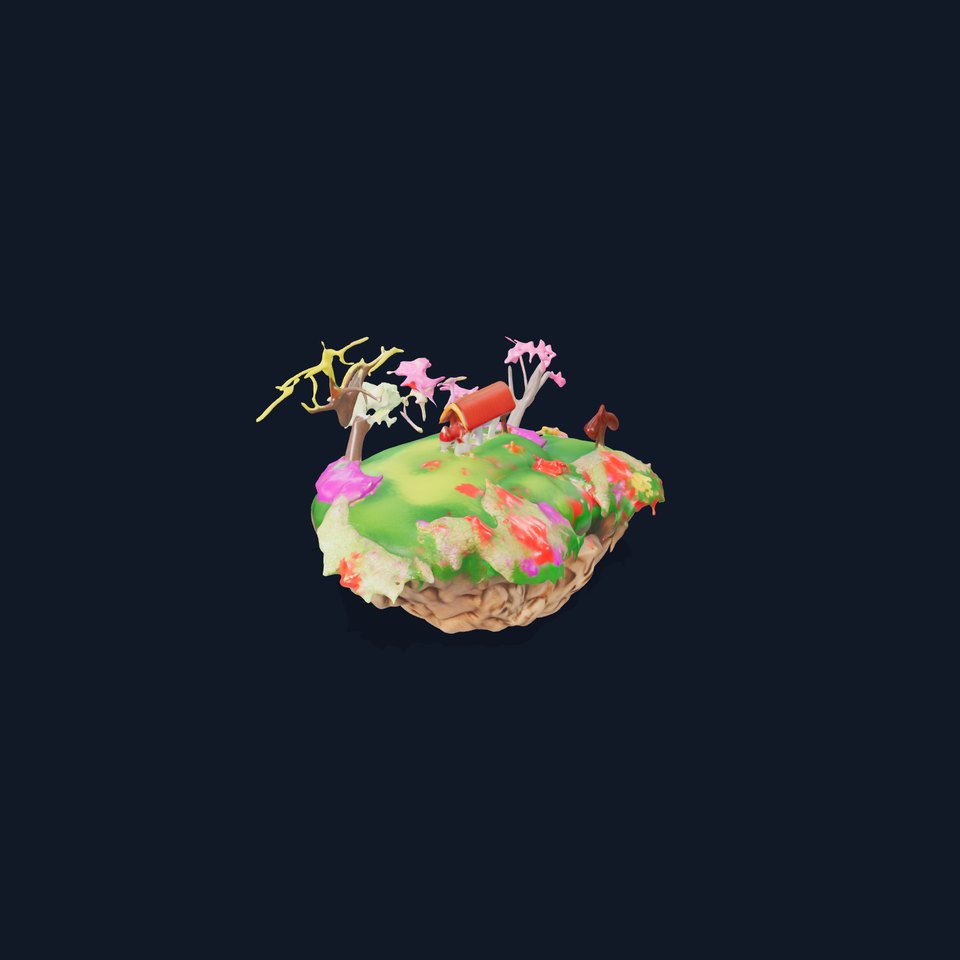 Floating Island Environment Model Pack with Flora and Fauna viewer poster