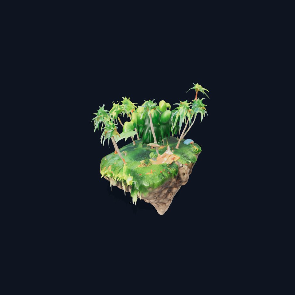 Tropical Island Paradise model pack