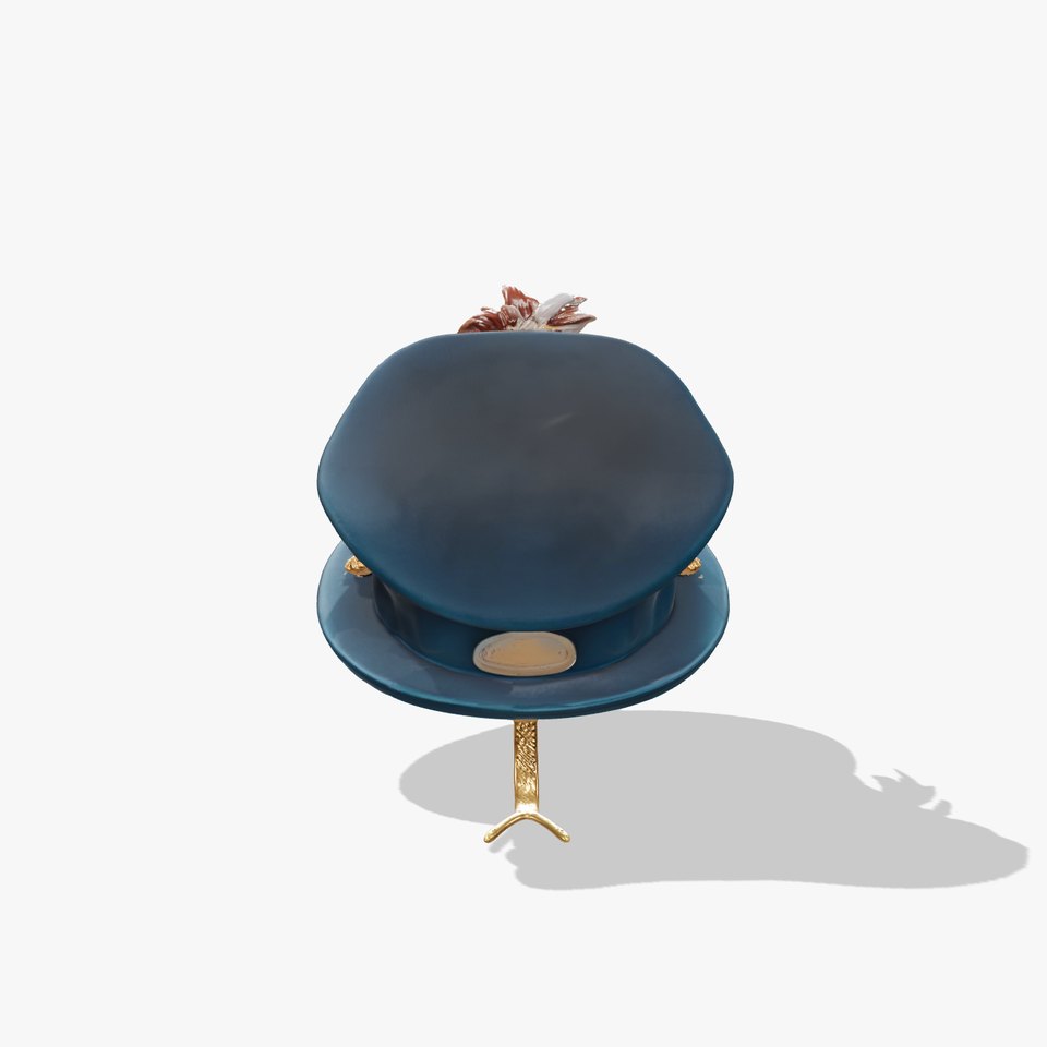 Ornate Military Hat D Model Pack