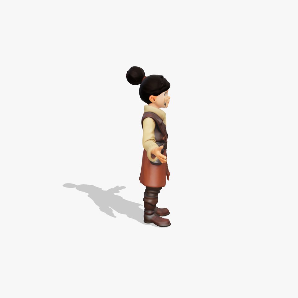 Adventure Ready Explorer D Character Model with PBR Textures viewer poster