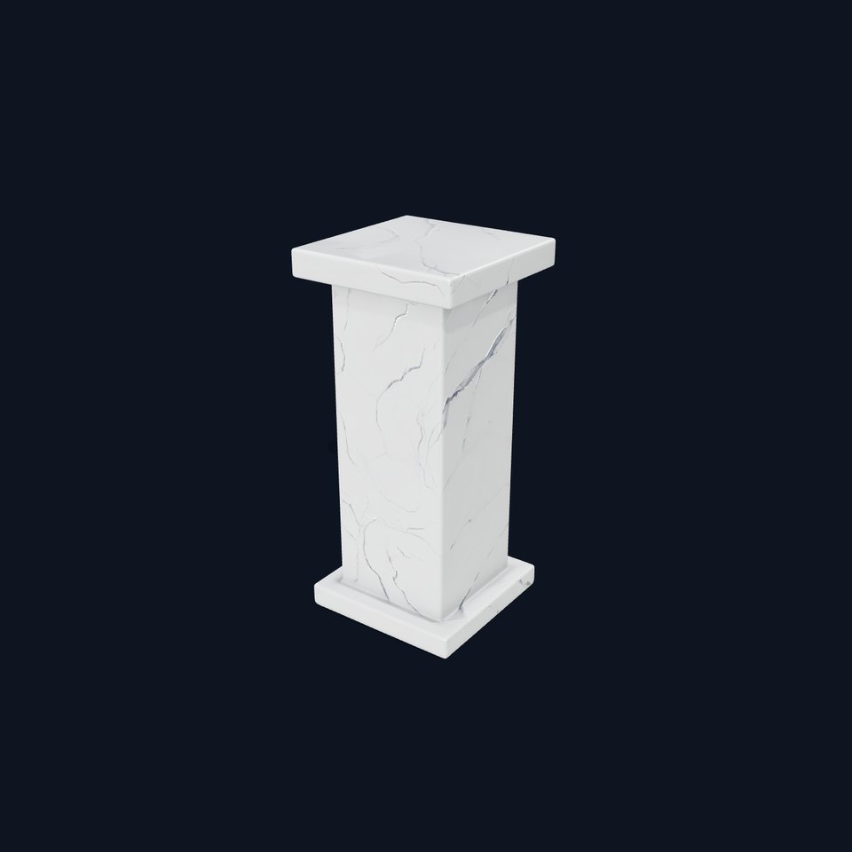 Marble Pedestal Model Pack viewer poster