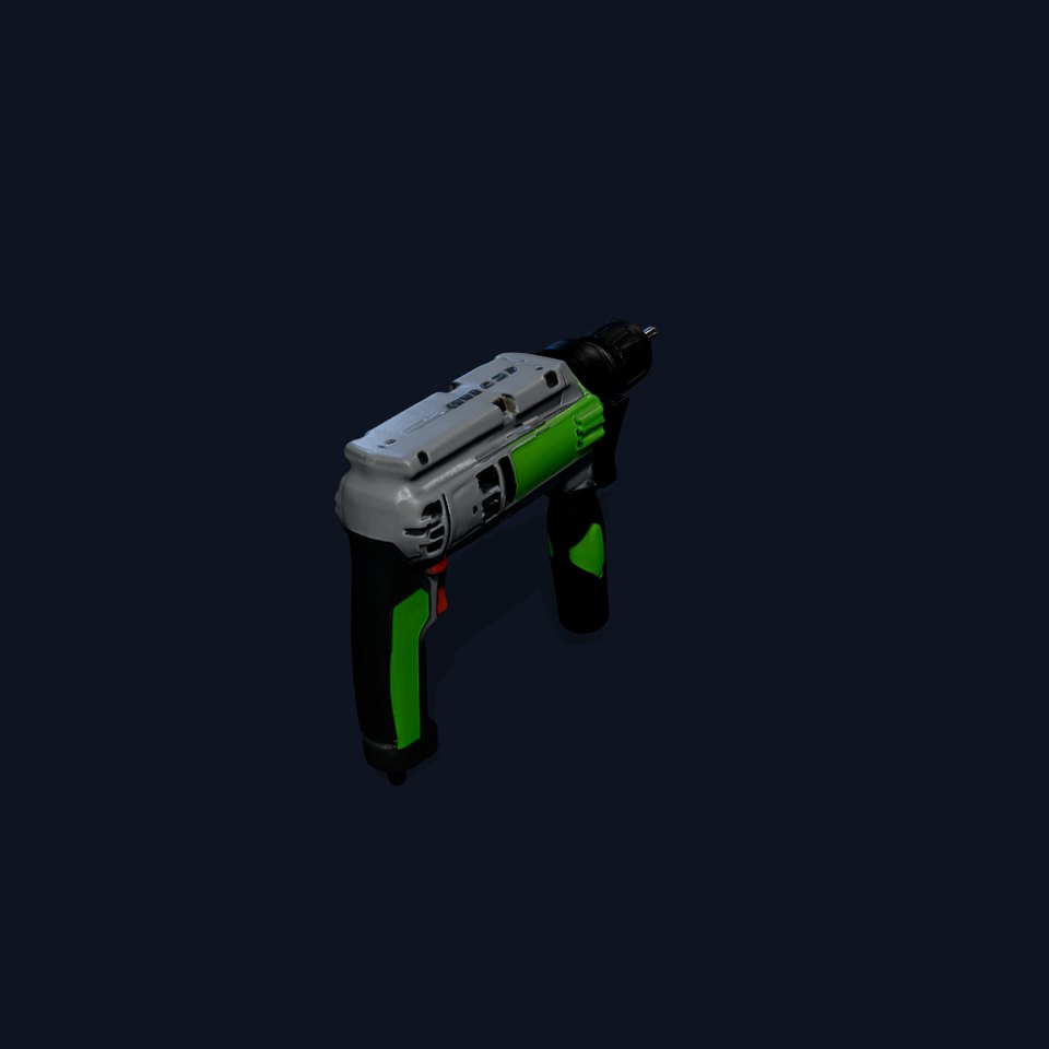 Electric Power Drill D Model Pack