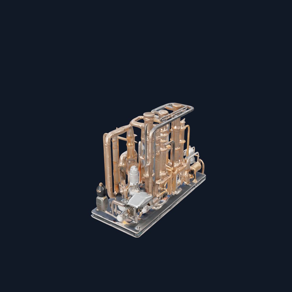 Industrial Refinery Pipes and Equipment Model Pack