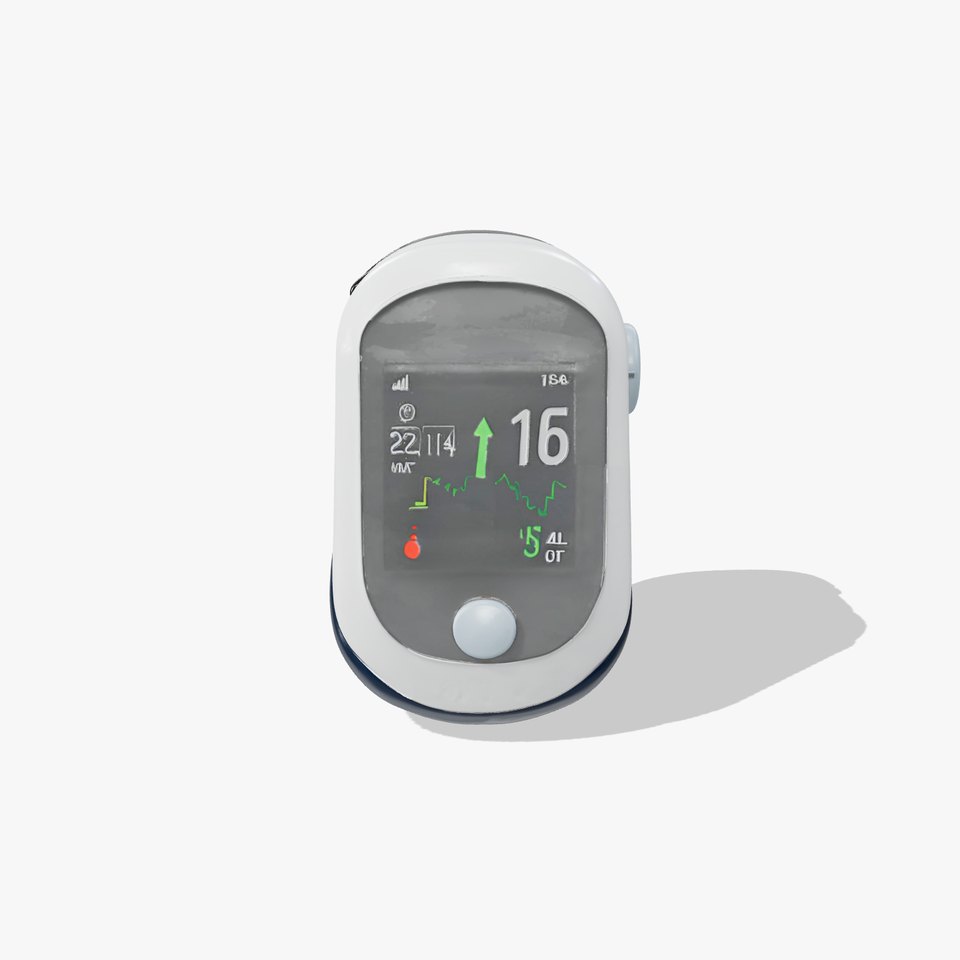 Digital Health Monitor Device D Model Pack viewer poster