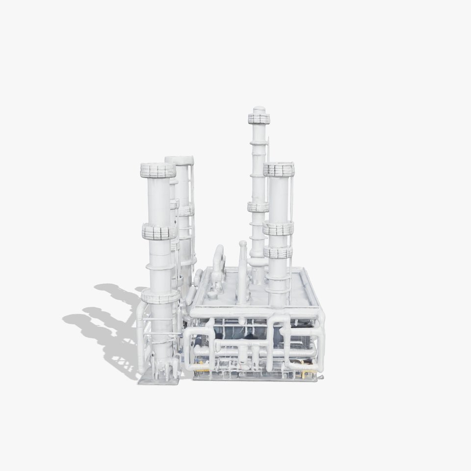 Industrial Refinery Facility Model Pack