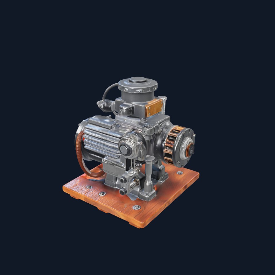 Industrial Compressor D Model Pack