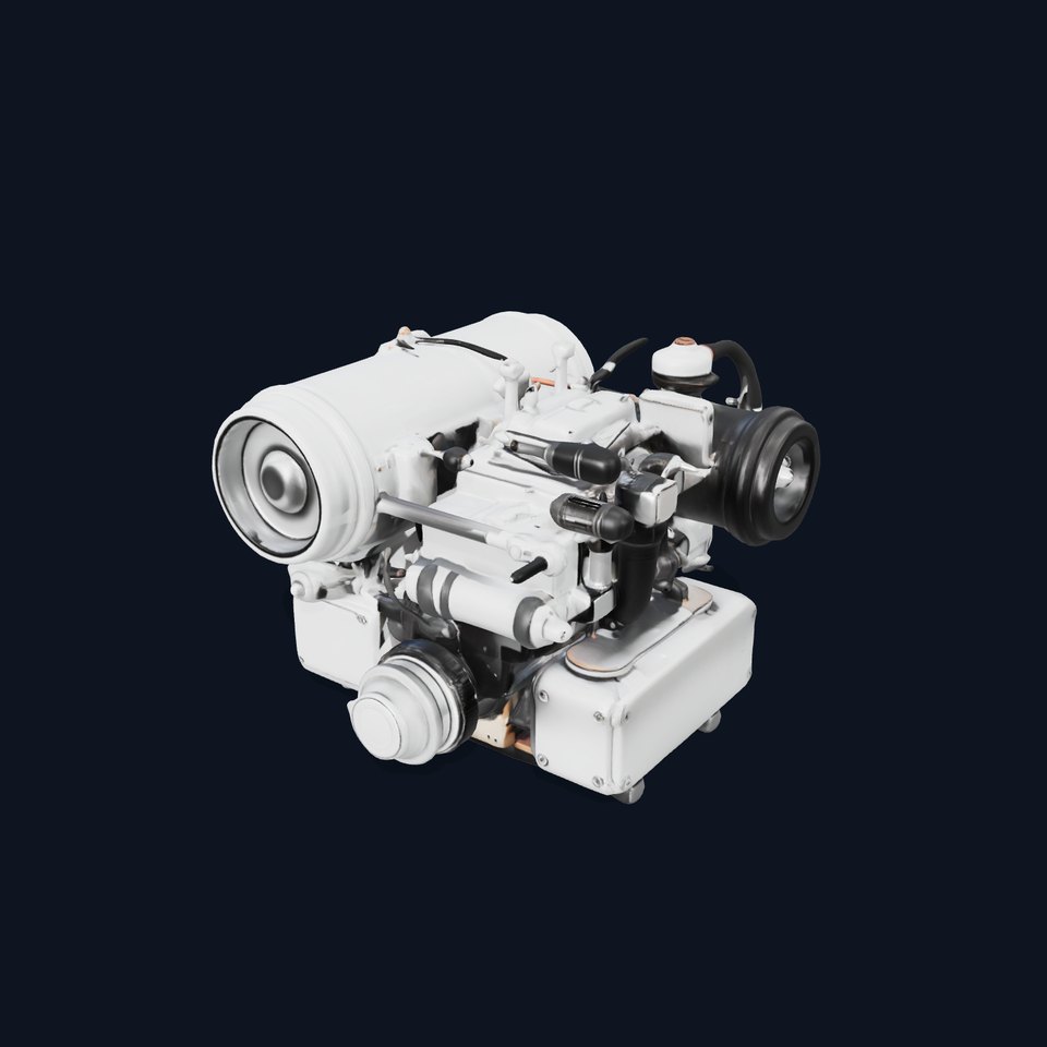 Industrial Engine D Model Pack