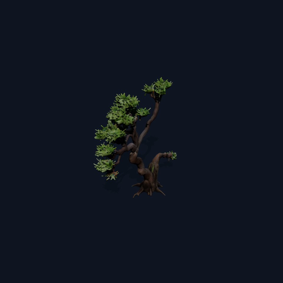Unique Pine Tree Model Pack for D Environments