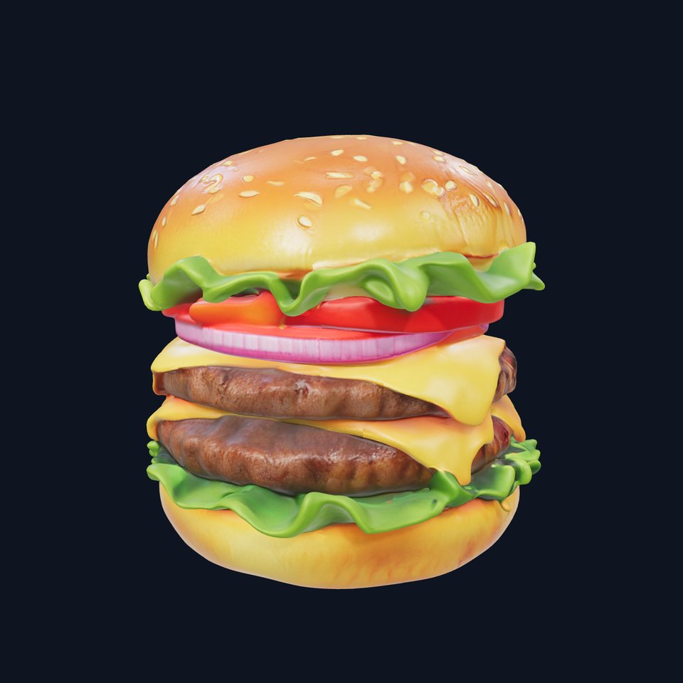 Cheeseburger DoubleStack Model Pack viewer poster