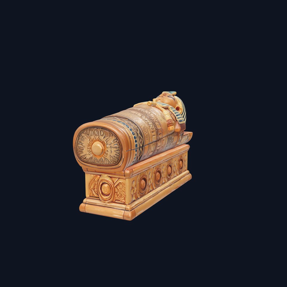 Ancient Egyptian Sarcophagus D Model Pack