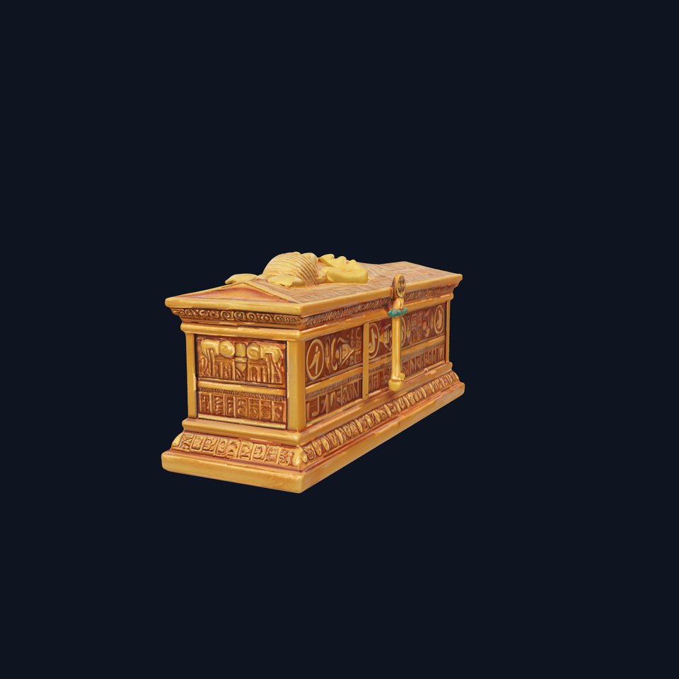 Ancient Egyptian Sarcophagus Model Pack for HighDetail Scenes viewer poster