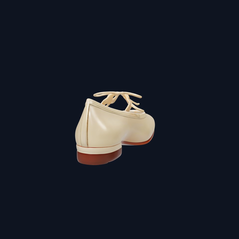 Elegant Ballet Flat Shoe Model Pack for Interactive Productions