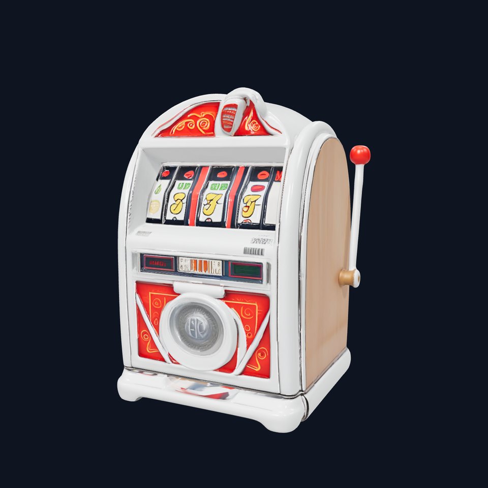Vintage Slot Machine D Model Pack