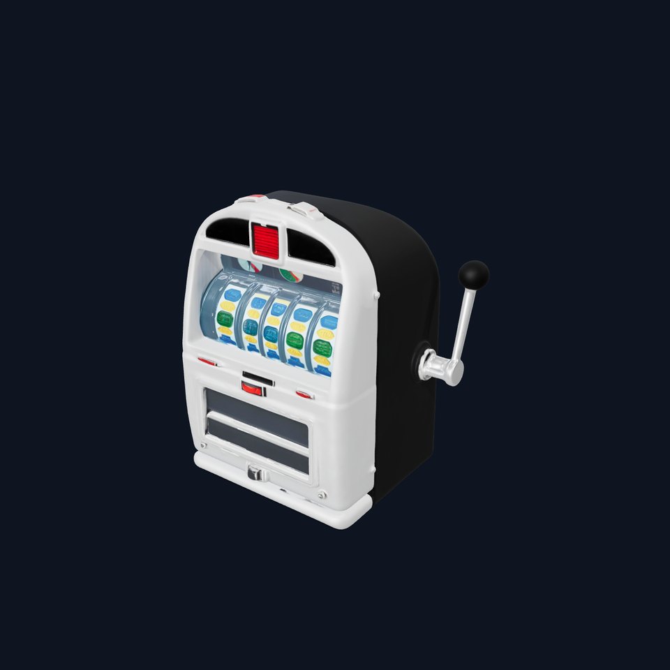 Vintage Slot Machine D Model Pack