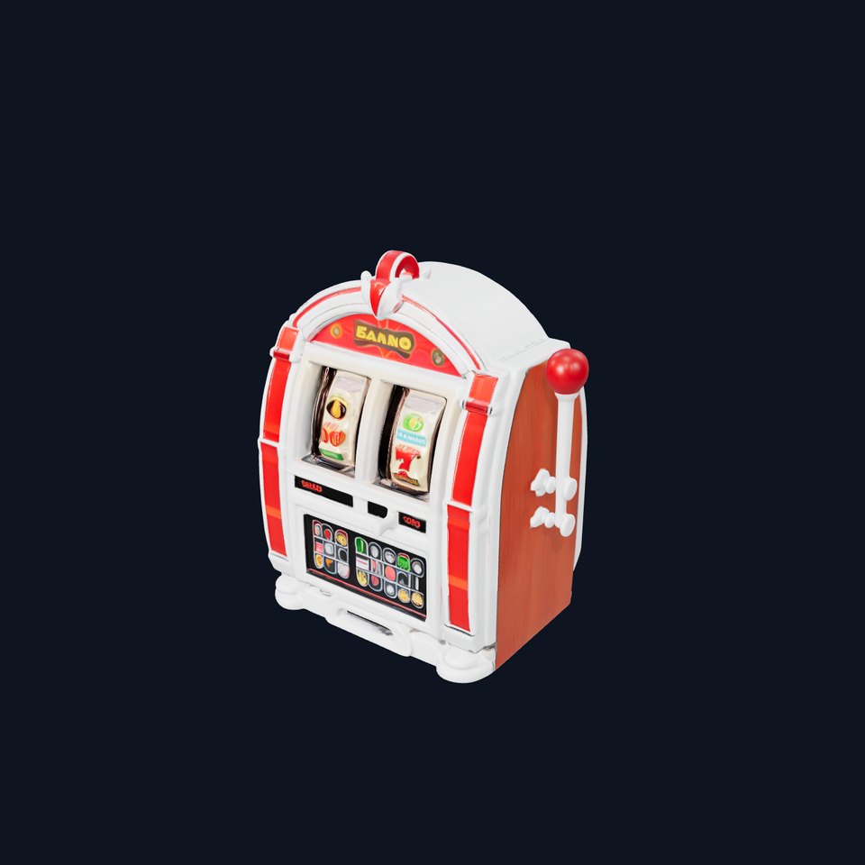 Vintage Slot Machine D Model Pack