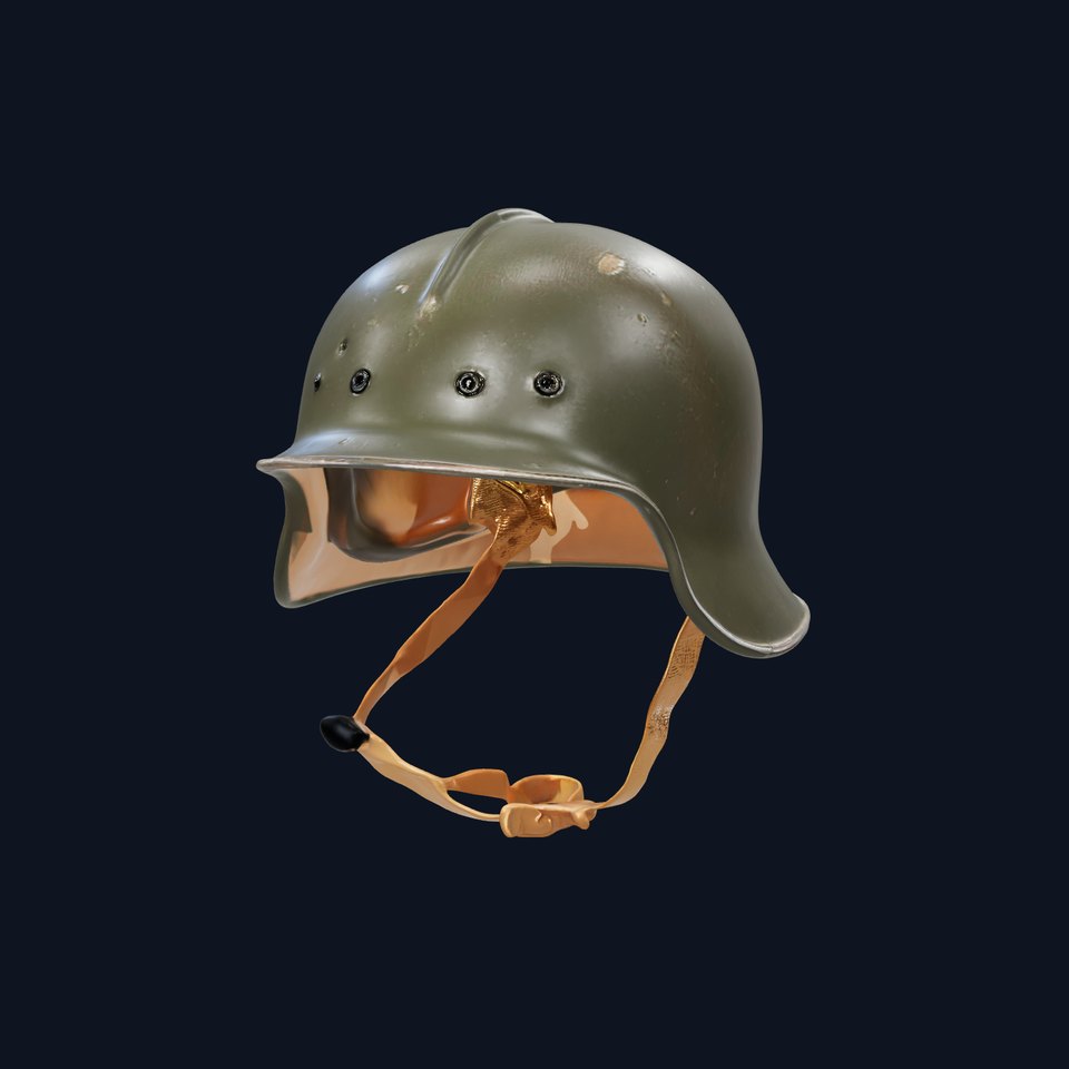 Military Helmet D Model Pack with Detailed Textures