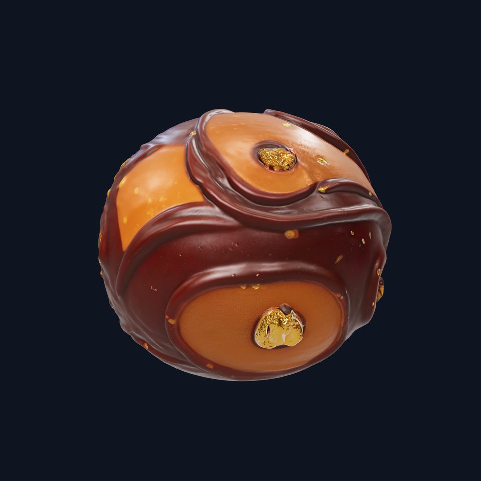 Decadent Chocolate Truffle D Model Pack