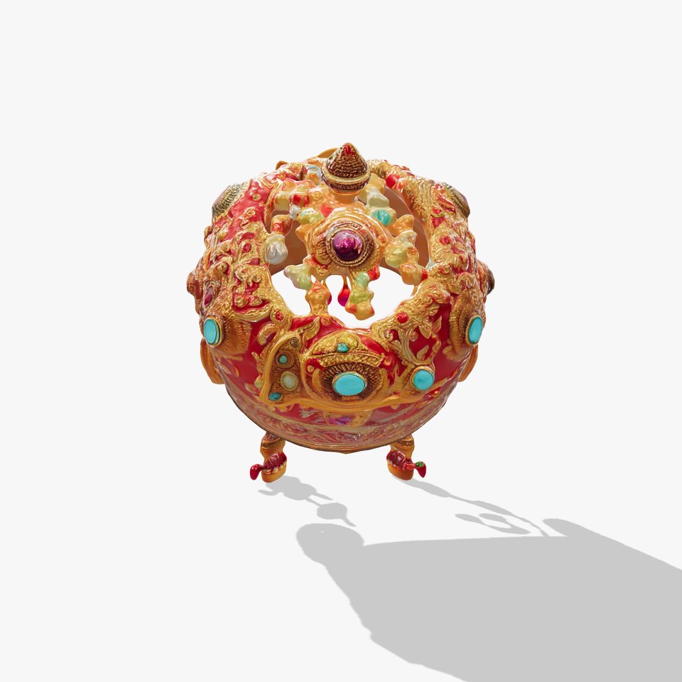 Ornate Jeweled Crown Model Pack viewer poster