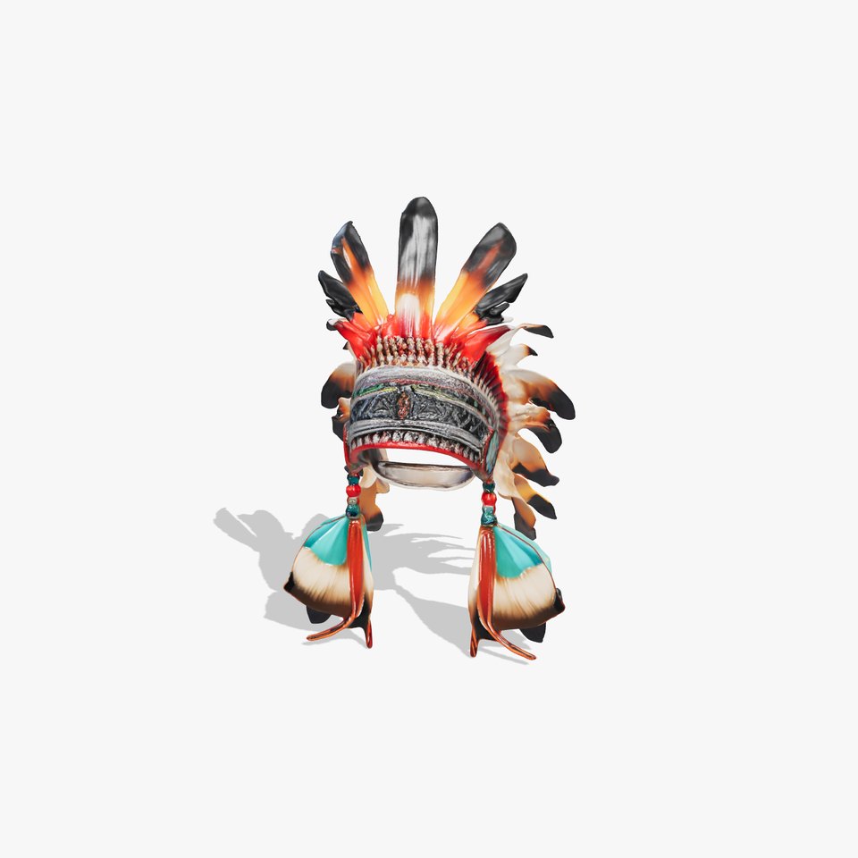 Traditional Feathered Headdress Model Pack viewer poster