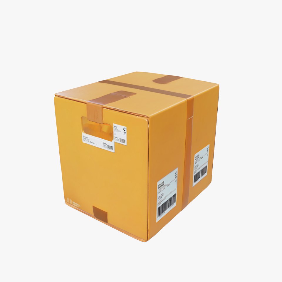 Cardboard Box Model Pack with PBR Textures