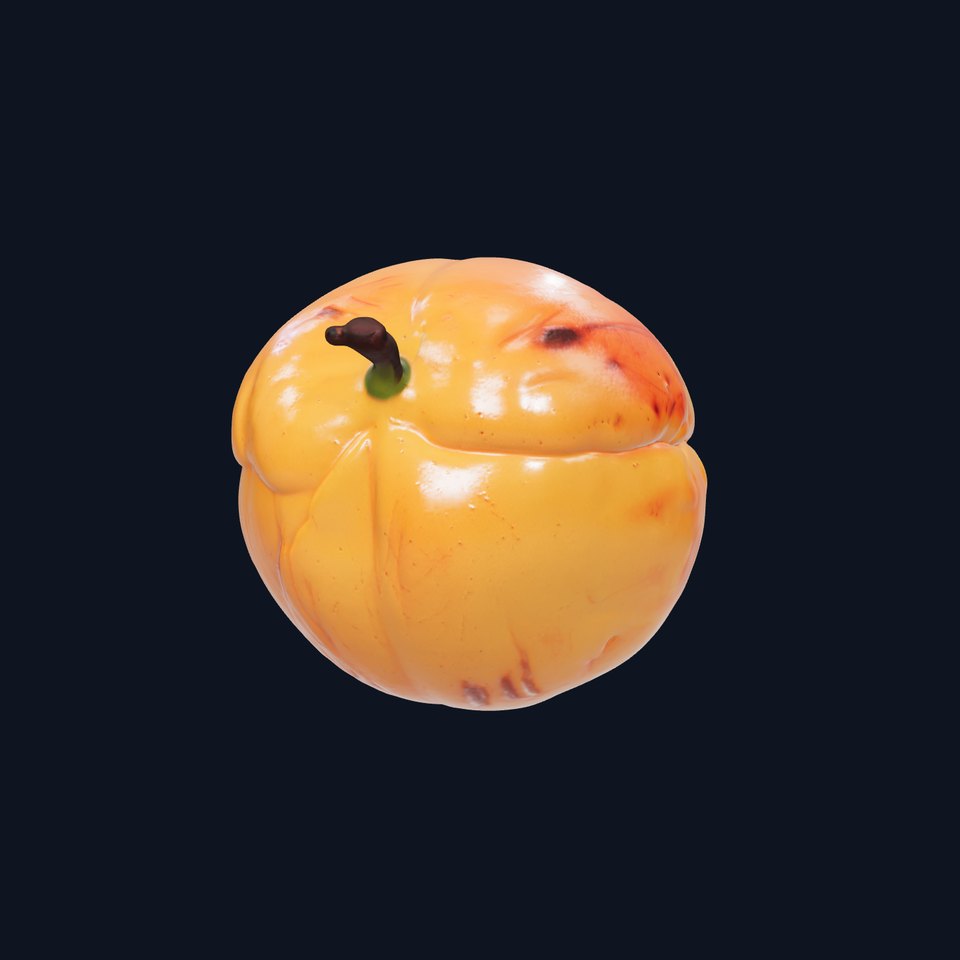 D Exotic Papaya Fruit Model Pack