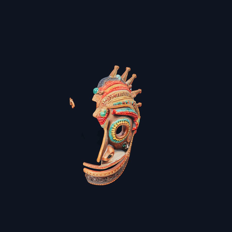 Intricate Tribal Mask Model Pack with Detailed Textures