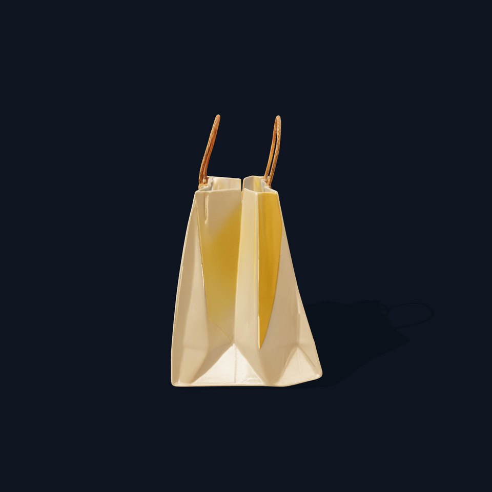 Elegant Shopping Bag D Model Pack