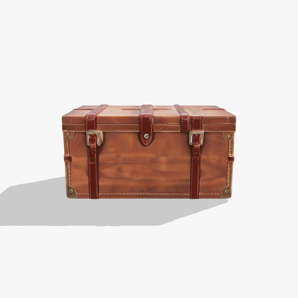 Vintage Wooden Trunk Model Pack for Decor Apps