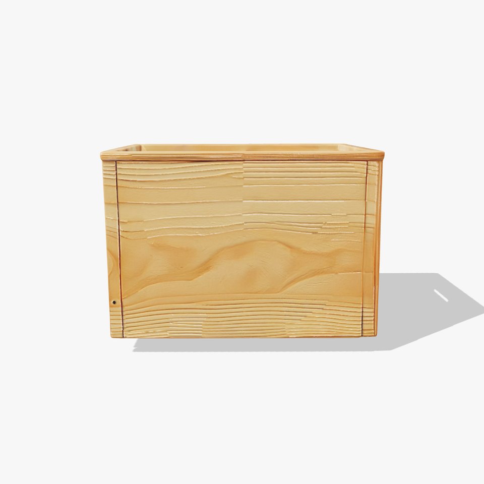 Wooden Storage Box D Model Pack viewer poster