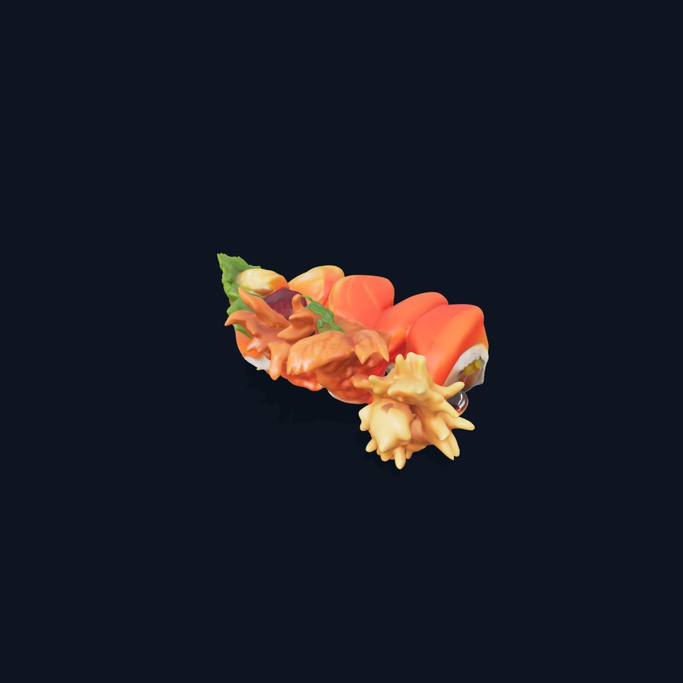 Gourmet Sushi Plate D Model Pack