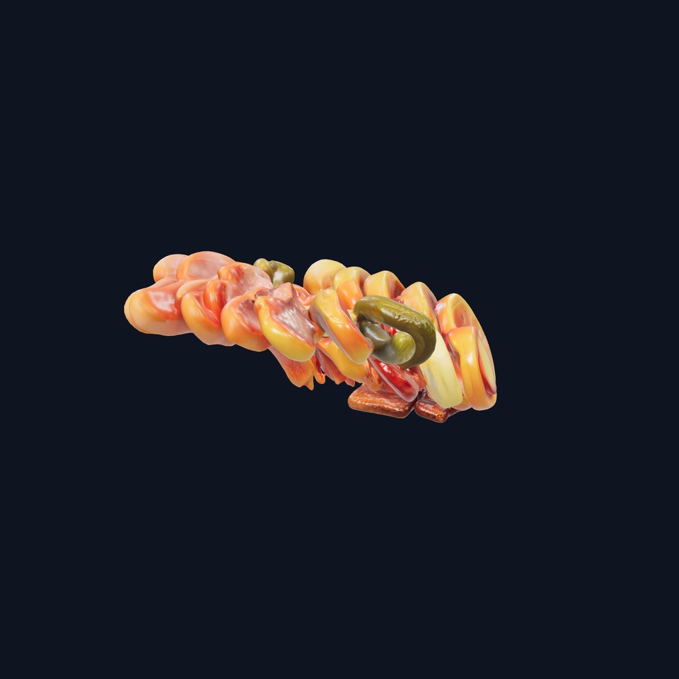 Charcuterie Platter D Model Pack