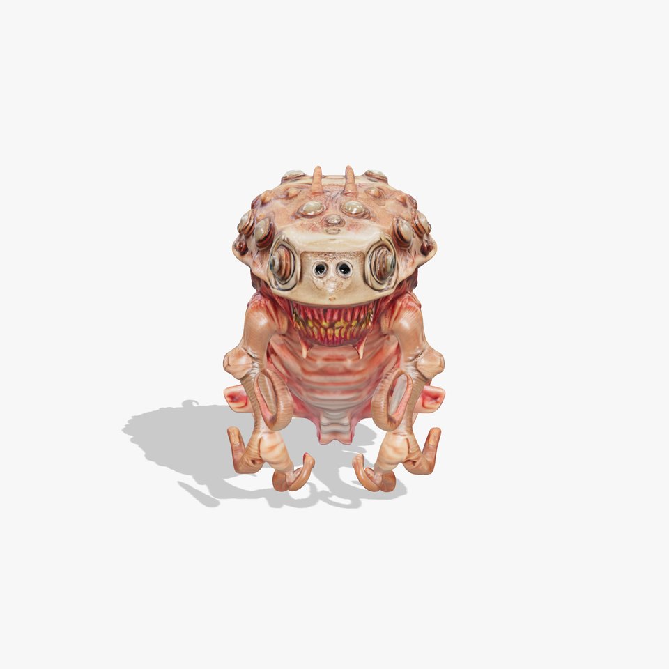 Alien Creature Model Pack for D Rendering and Game Design