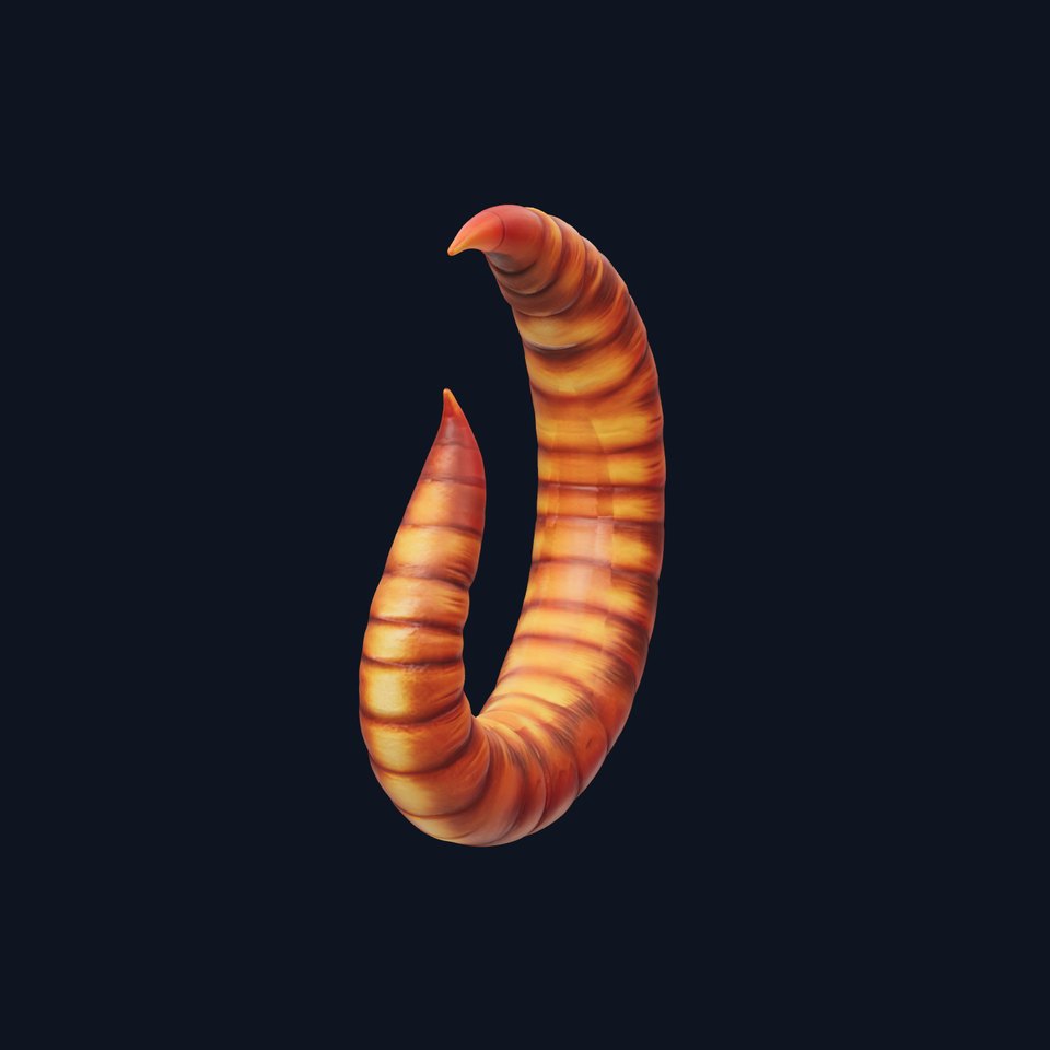 Segmented Creature Tail Model Pack viewer poster