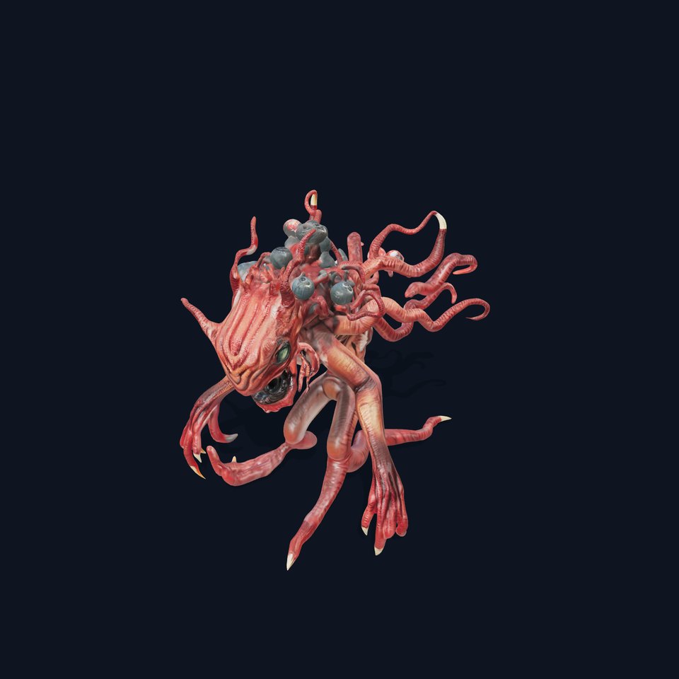 Tentacled Monster Model Pack for Game and Film viewer poster