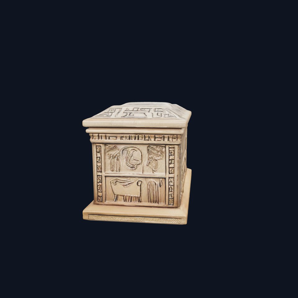 Ancient Sarcophagus D Model Pack with Hieroglyphic Details