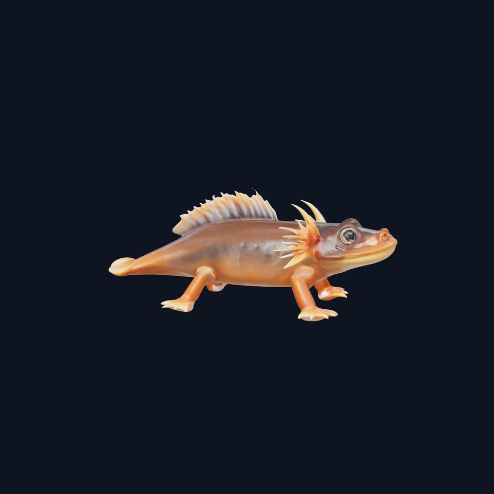 Axolotl Creature Model Pack