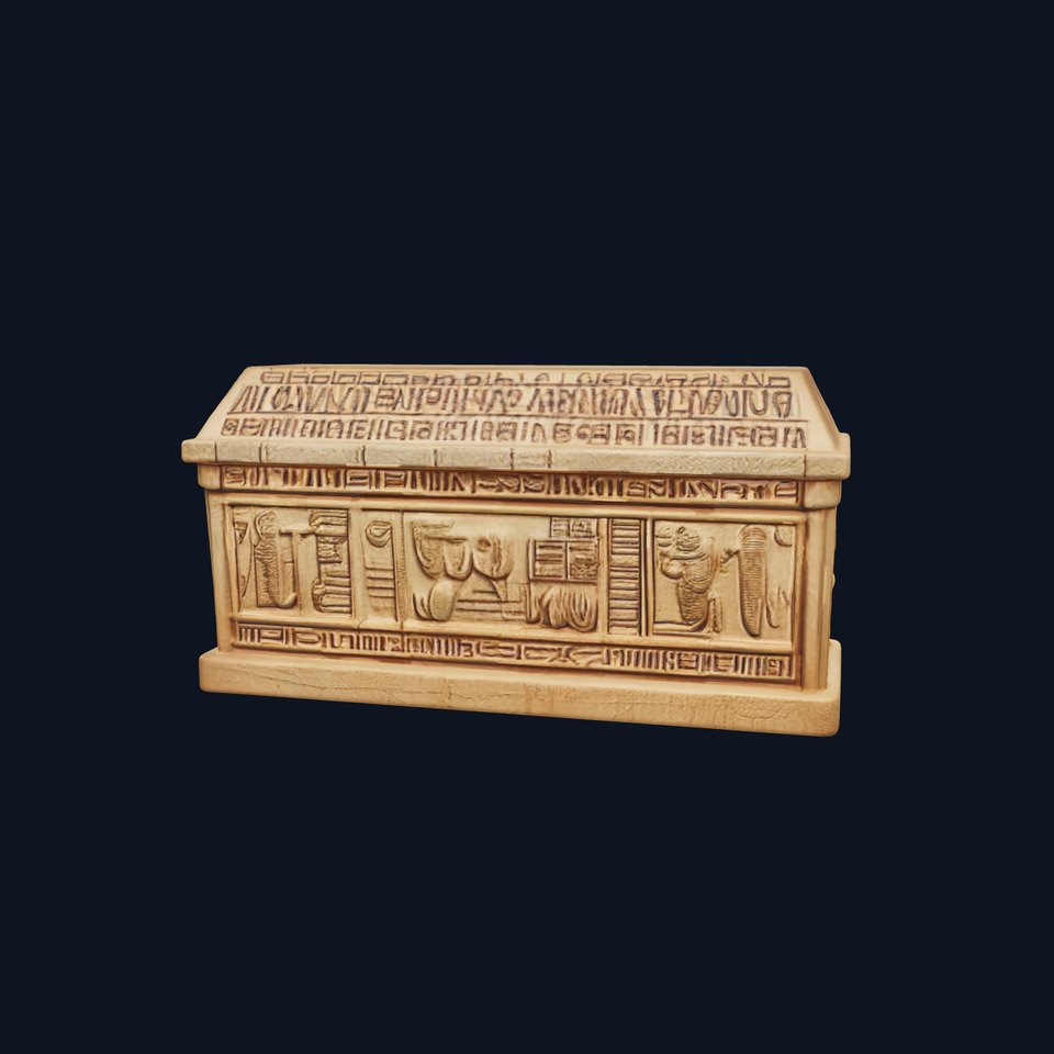 Ancient Sarcophagus Model Pack with Hieroglyphs viewer poster