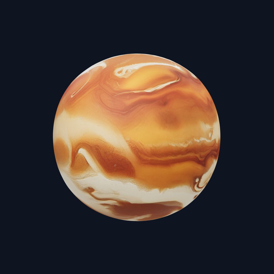 Jupiter Planet Surface Model Pack for Space Simulations