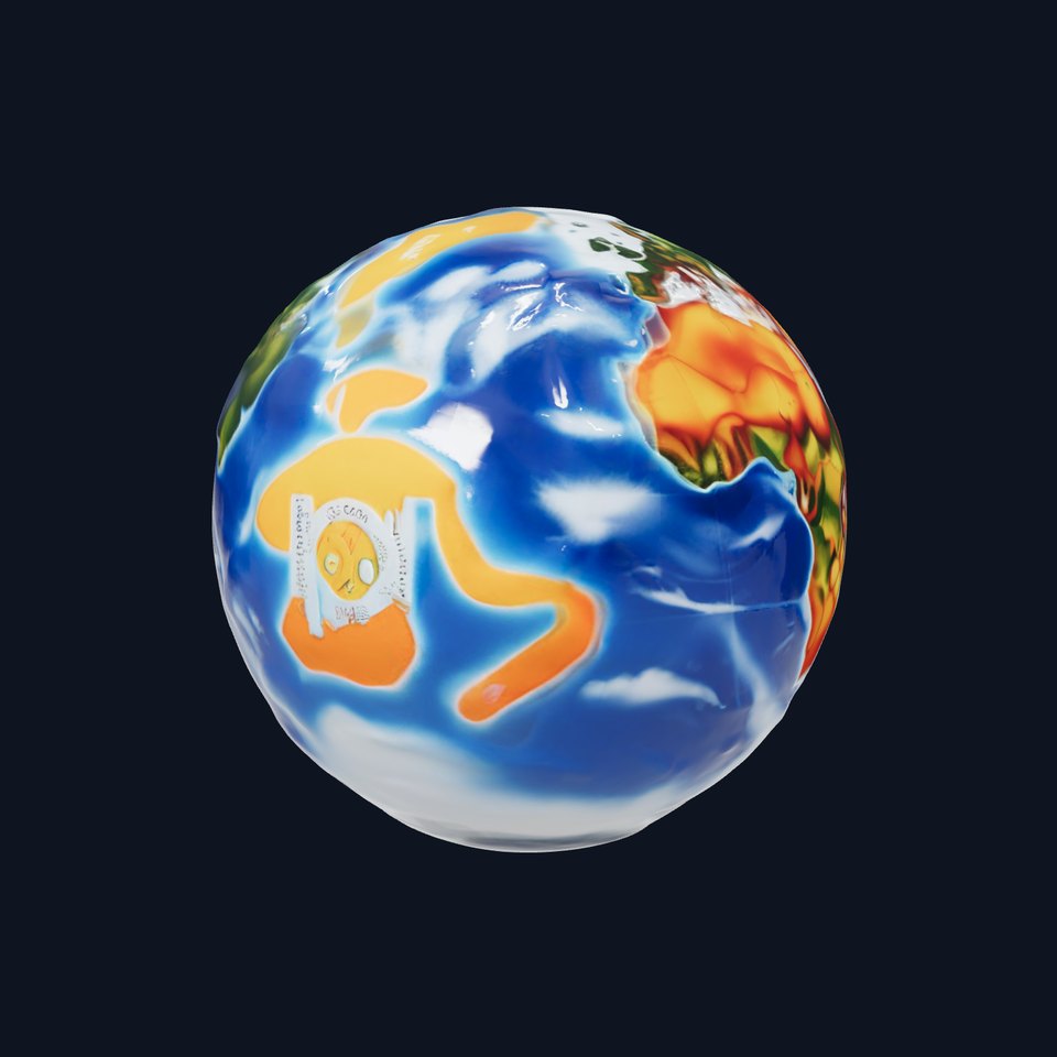 Highly Detailed Earth Globe Model Pack with Topography