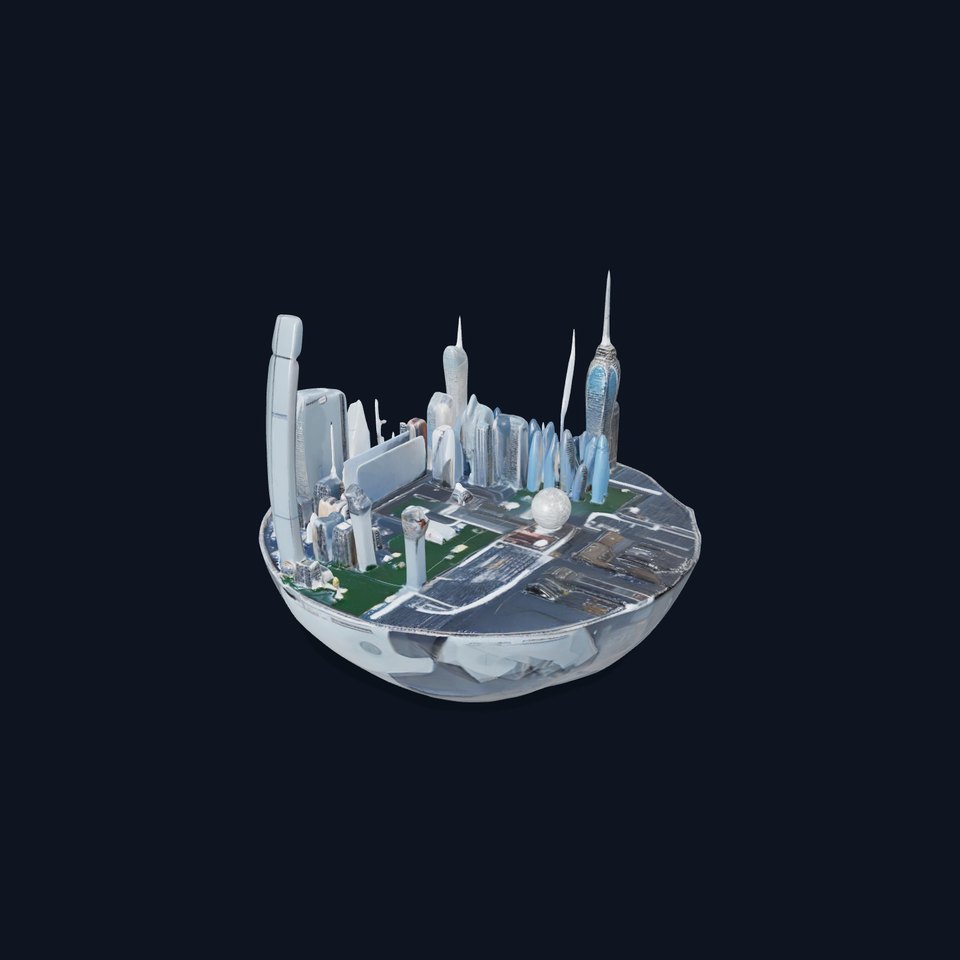 Futuristic Urban Cityscape Model Pack