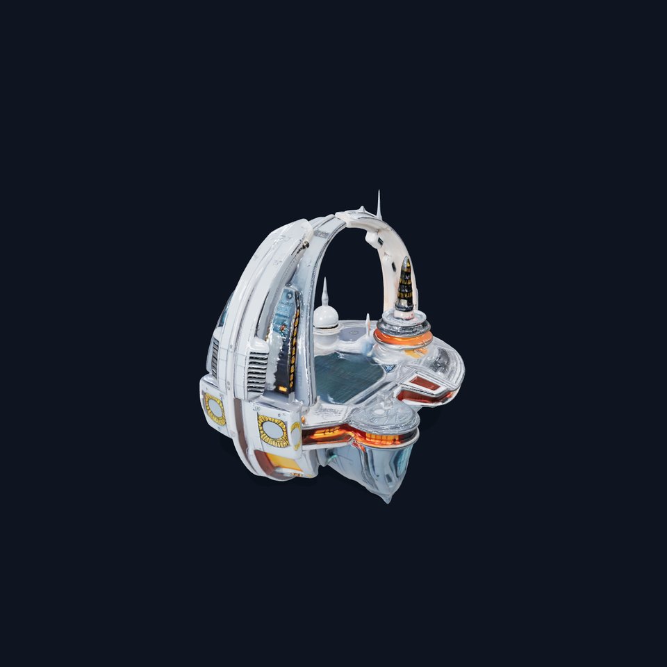 Futuristic Cityscape Sphere Model Pack