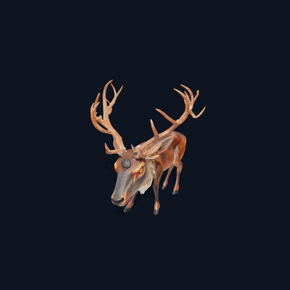 Fantasy Mystical Deer Model Pack