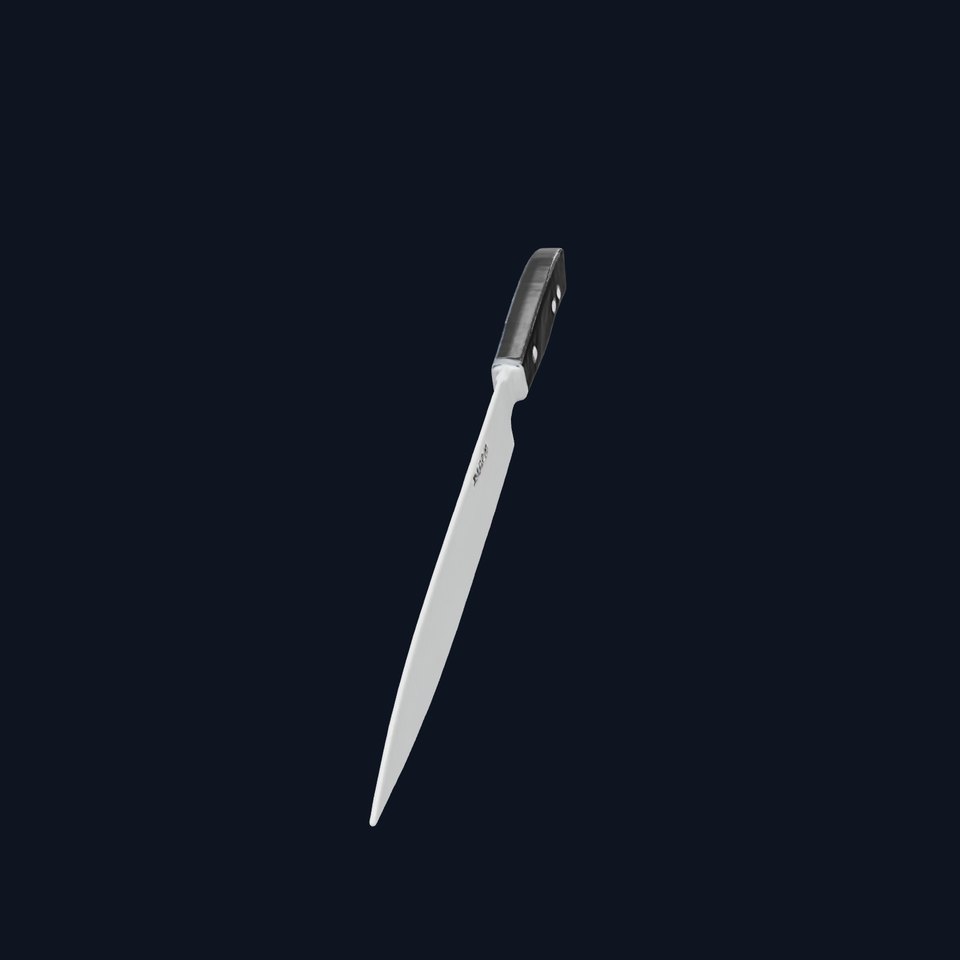 Chef Knife Model Pack with Detailed Handle