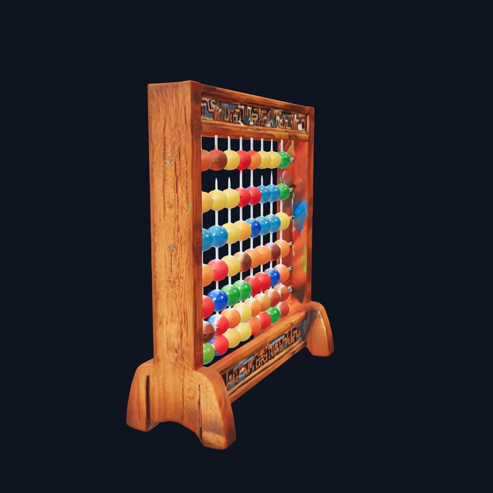 Traditional Wooden Abacus Model Pack
