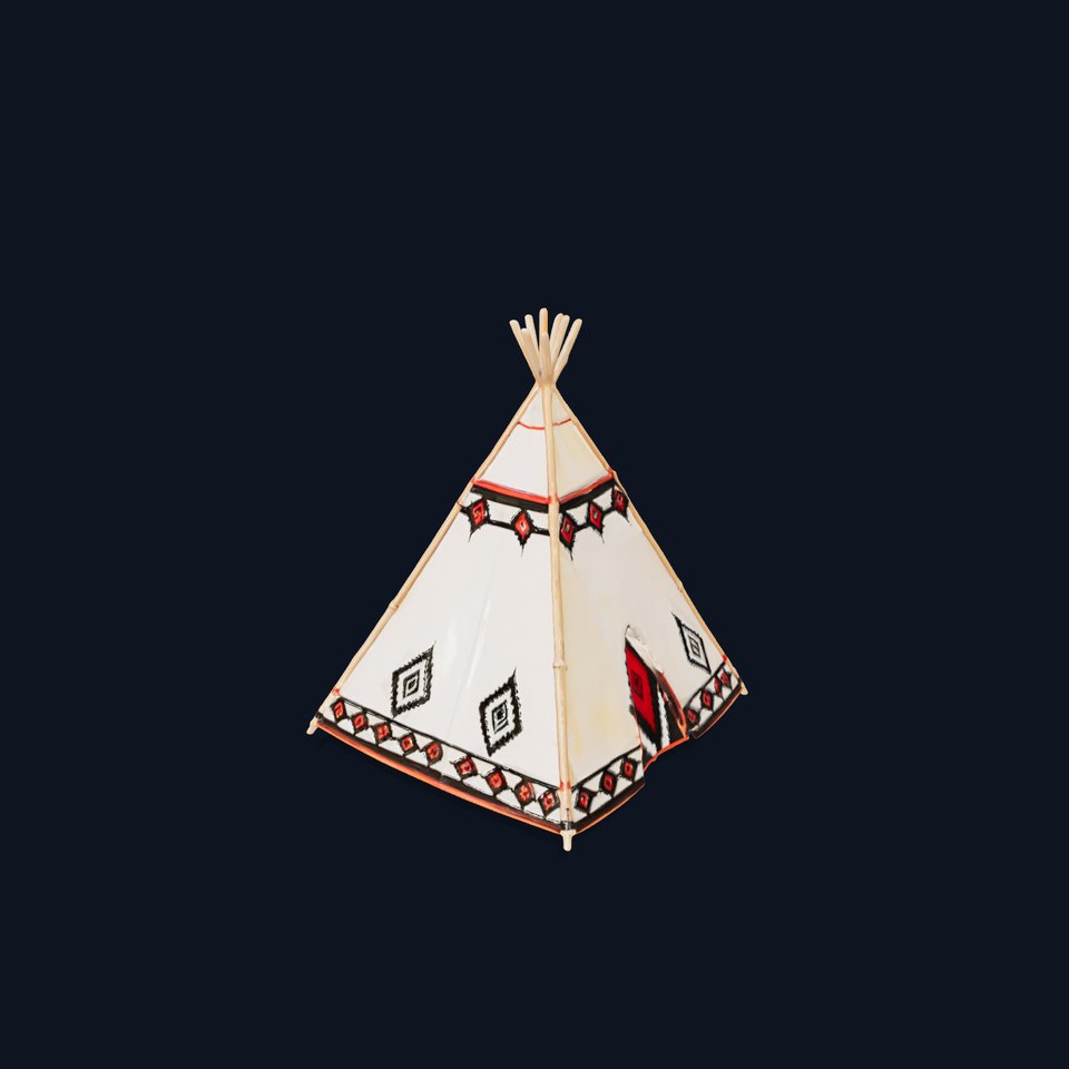 Native American Teepee Model Pack