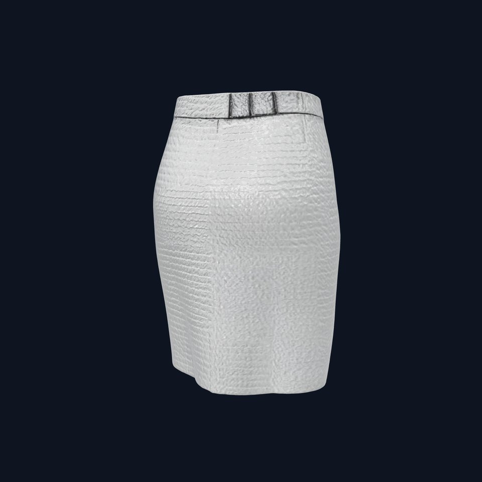 Stylish Pencil Skirt Model Pack
