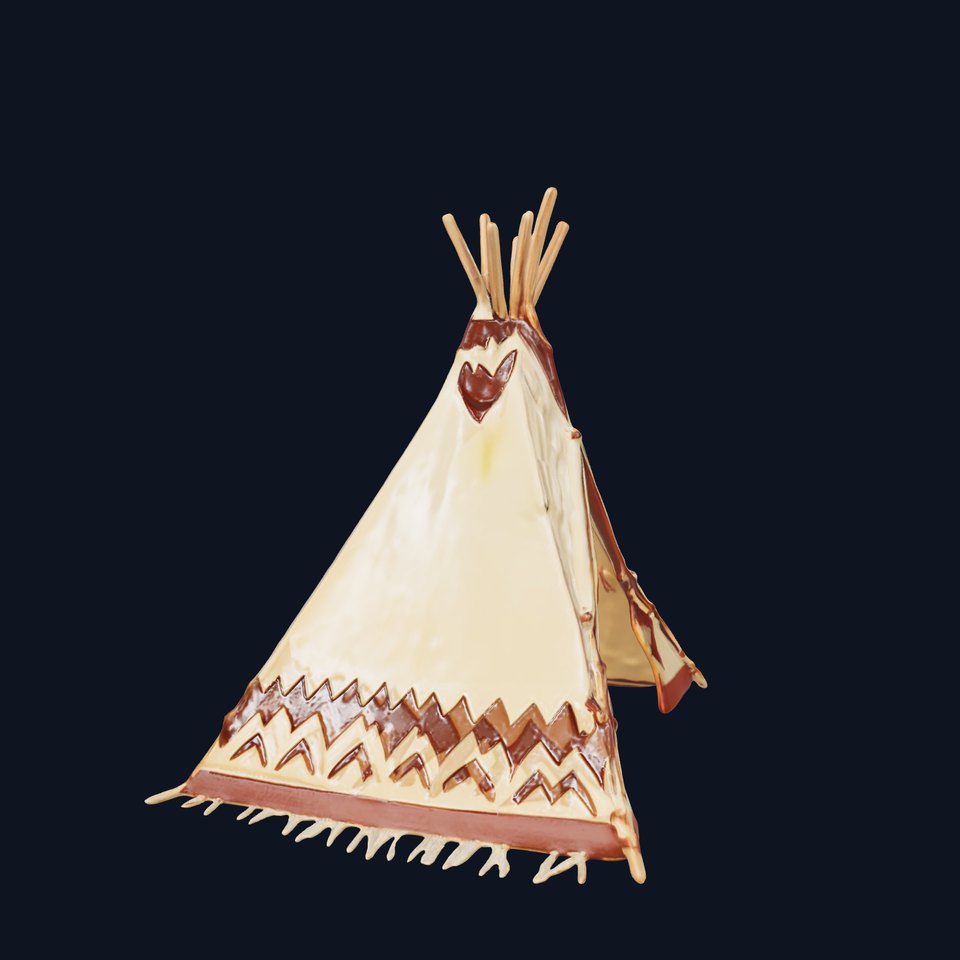 Traditional Teepee Model Pack with HighResolution Textures