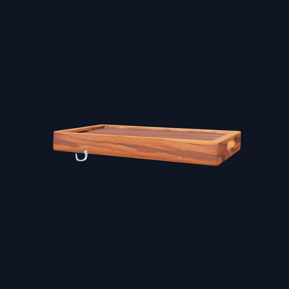 Wooden Serving Tray Model Pack