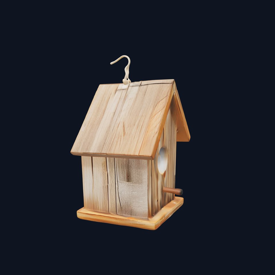 Wooden Birdhouse D Model Pack